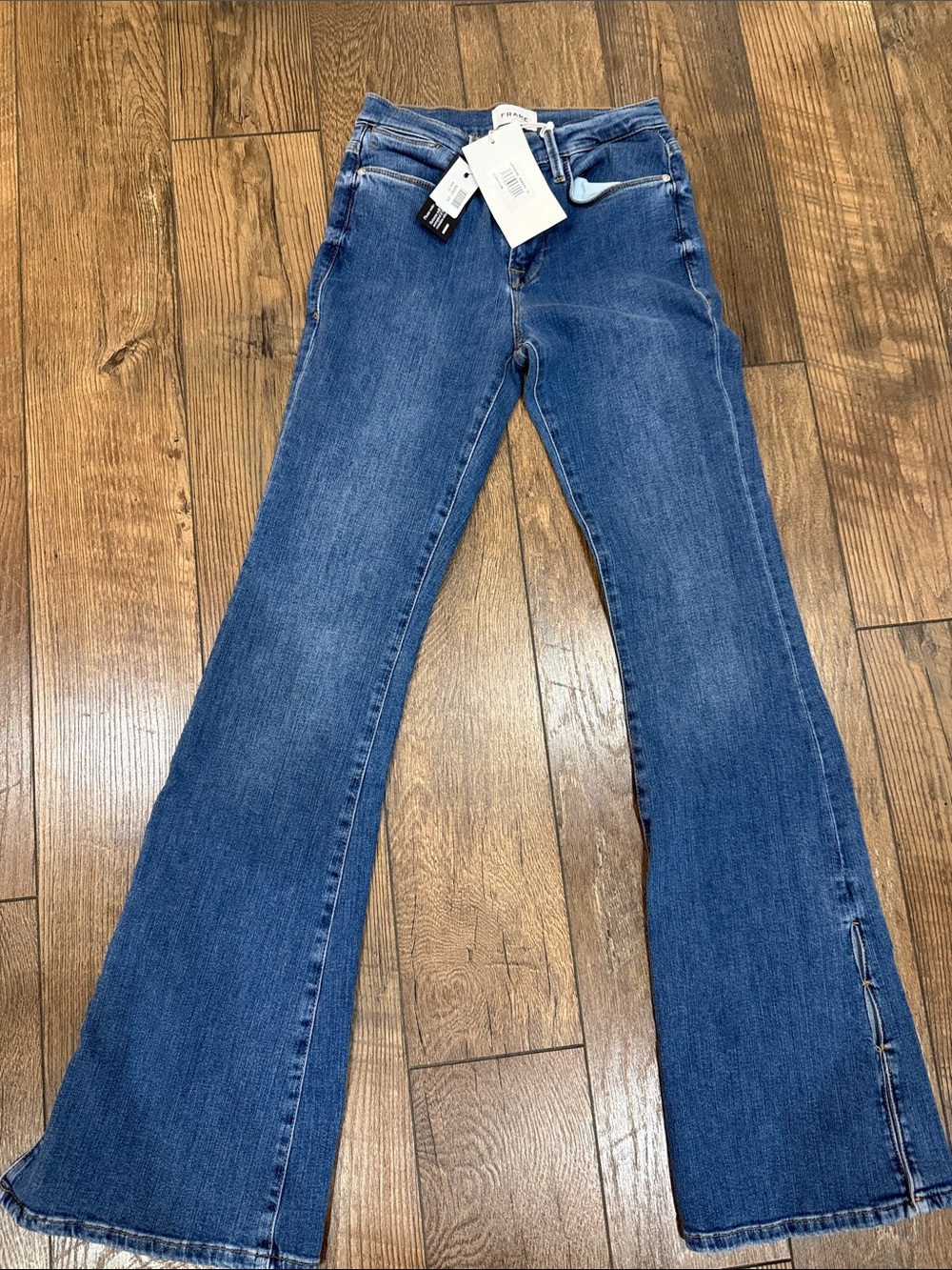 Frame Denim Le High Flare Jeans in Samson